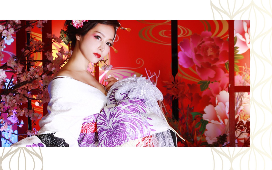 花魁着物 高級 フルコーデセット 本格着物 日本 和装 japanese kimono