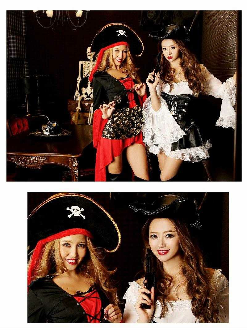 【即納】【キャバコスプレ3点セット】ladyパイレーツコスプレセット 海賊コスチューム イベントやハロウィンに♪