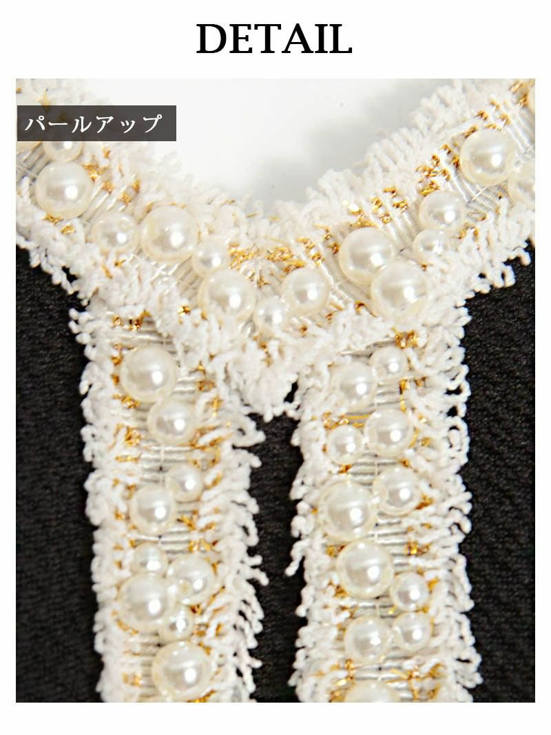 【Belsia】大人simpleフリンジパイピングペプラムミニドレス丸山慧子 着用キャバドレス 袖付きキャバクラドレス【ベルシア】