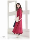 2WAY!!長袖ロングシャツワンピース 【Rvate/アールべート】(M)(ホワイト/ワイン/カーキ/ブルー/ブラック/ネイビー)