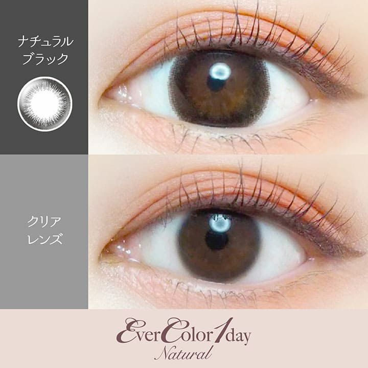 【カラコン 度なし】Ever Color 1day Natural（エバーカラーワンデー ナチュラル） OEO　着色径14.5mm 1日使い捨て 1箱20枚入り