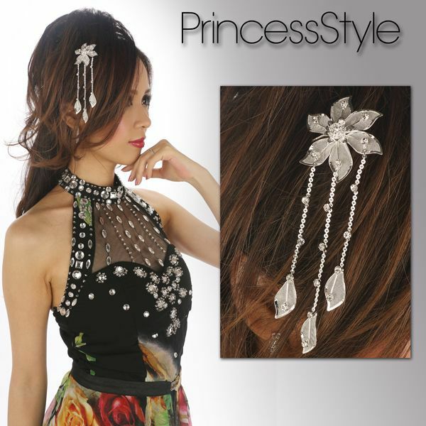 和柄に◎可憐な一輪華でお上品に煌く♪ヘアーアクセ/かんざし