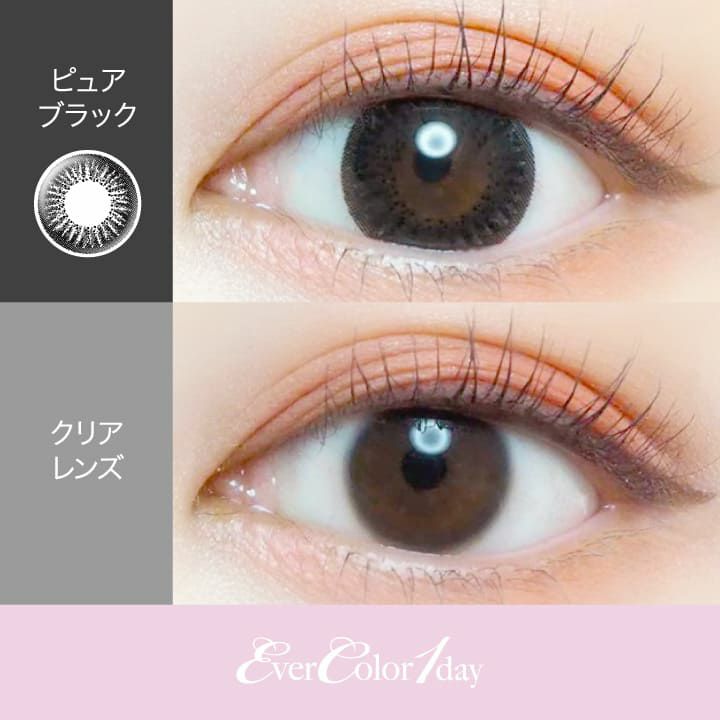 【カラコン 度なし】Ever Color 1day(エバーカラーワンデー) OEO 着色径14.5mm 1日使い捨て 1箱10枚入り