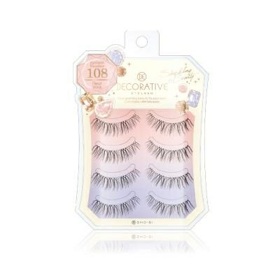 Fleur Wink（フルールウィンク）108 上まつげ用 DECORATIVE EYELASH（デコラティブアイラッシュ） 1箱4ペア入り