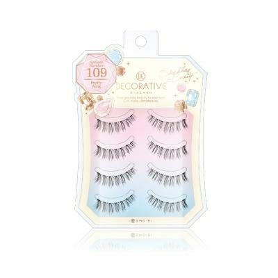 Pretty Wink（プリティウィンク）109 上まつげ用 DECORATIVE EYELASH（デコラティブアイラッシュ） 1箱4ペア入り