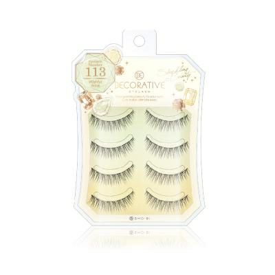 Wishful Wink（ウィッシュフルウィンク）113 上まつげ用 DECORATIVE EYELASH（デコラティブアイラッシュ） 1箱4ペア入り