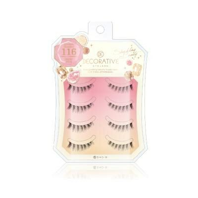 Sepia Wink（セピアウィンク）116 上まつげ用 DECORATIVE EYELASH（デコラティブアイラッシュ） 1箱4ペア入り