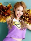 Lサイズ追加！ 【キャバコスプレ2点セット】オソロでカワイイ！2pチアガールコスプレセット【Ryuyu】【リューユ】チアリーダーズコスチューム イベントやハロウィンに♪