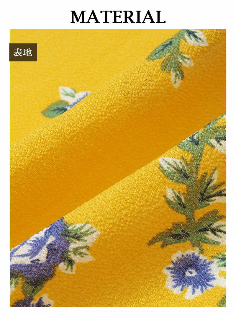 【Rvate】花柄プリントロングカーディガン 選べるデザインシフォン長袖薄手アウター
