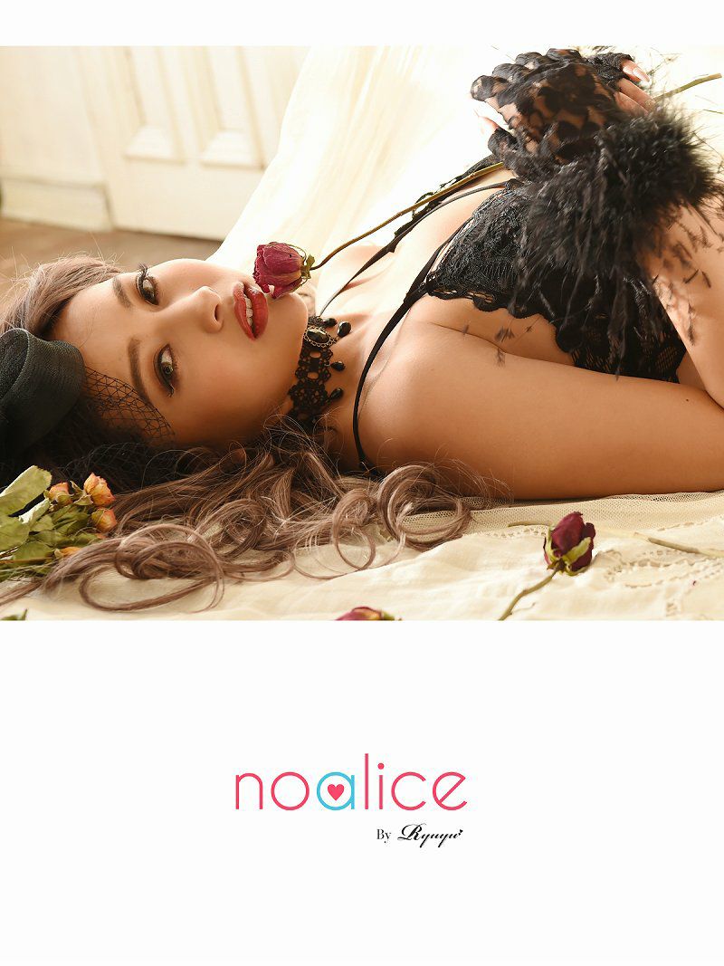【再入荷】 総レースセクシーブラ＆ショーツセット 着用【noalice ゆきぽよ 下着・アンダーウェア