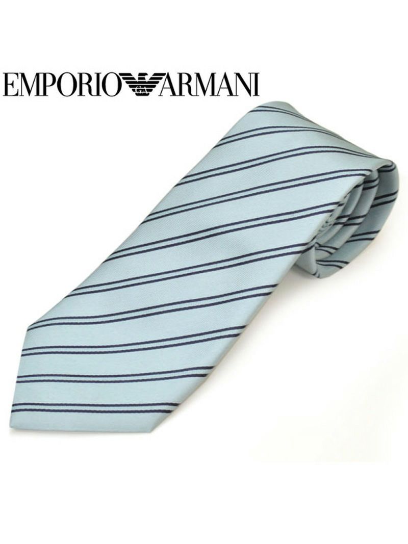 ネクタイ エンポリオアルマーニ メンズ EMPORIO ARMANI ストライプ柄シルク (サイズ剣幅8.5cm)eea20s004 0P307-02581 02581 SAGE OEO