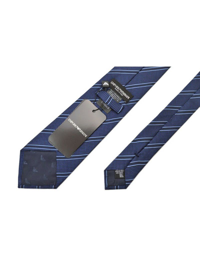 ネクタイ エンポリオアルマーニ メンズ EMPORIO ARMANI ストライプ柄シルク (サイズ剣幅8.5cm)eea20s009 0P311-00035 00035 BLUE OEO
