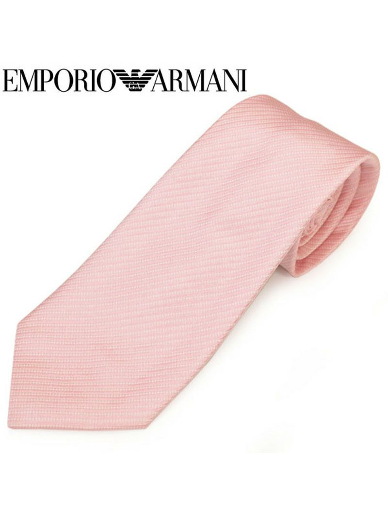 ネクタイ エンポリオアルマーニ メンズ EMPORIO ARMANI ストライプ柄ネクタイ(サイズ剣幅8.5cm)eea20s023 0P306-00070 ピンク OEO