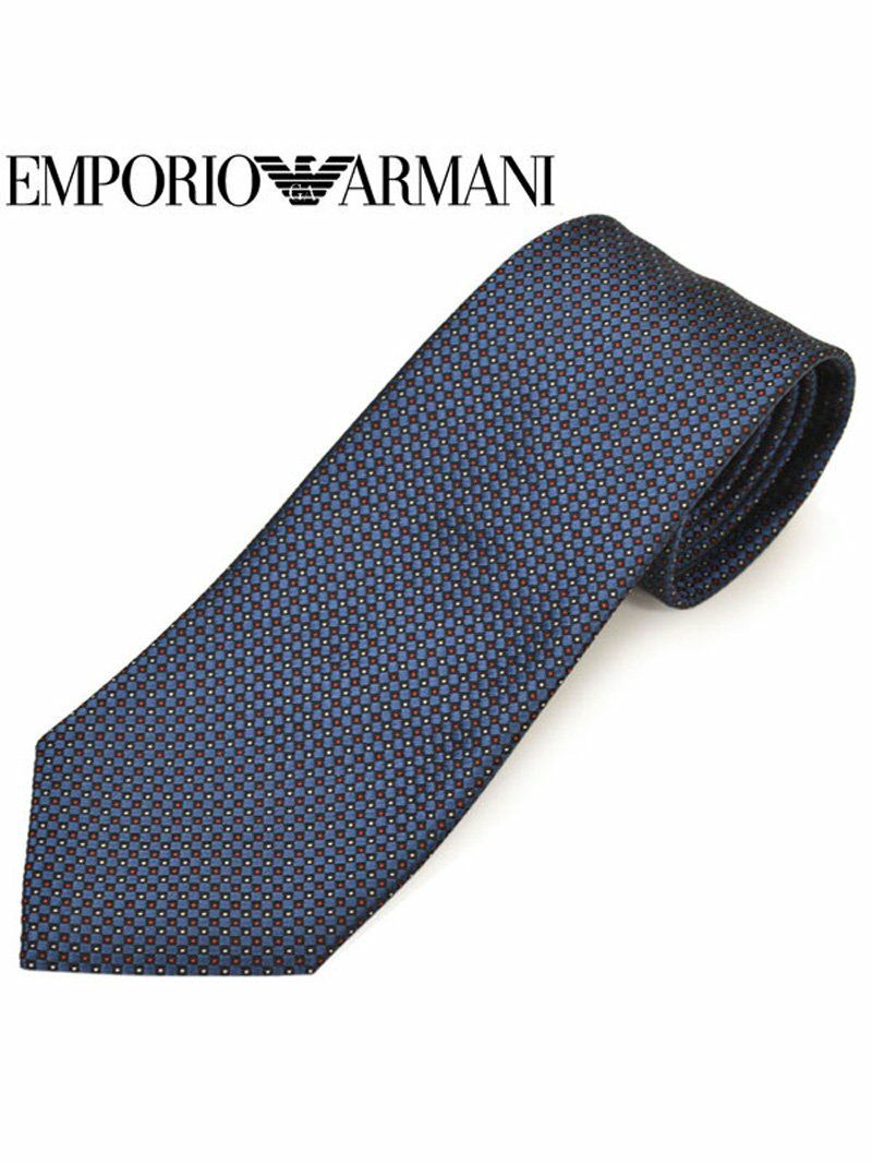 ネクタイ エンポリオアルマーニ メンズ EMPORIO ARMANI スクエア柄シルクネクタイ(サイズ剣幅8.5cm)eea20s028 0P317-01221 グレー OEO