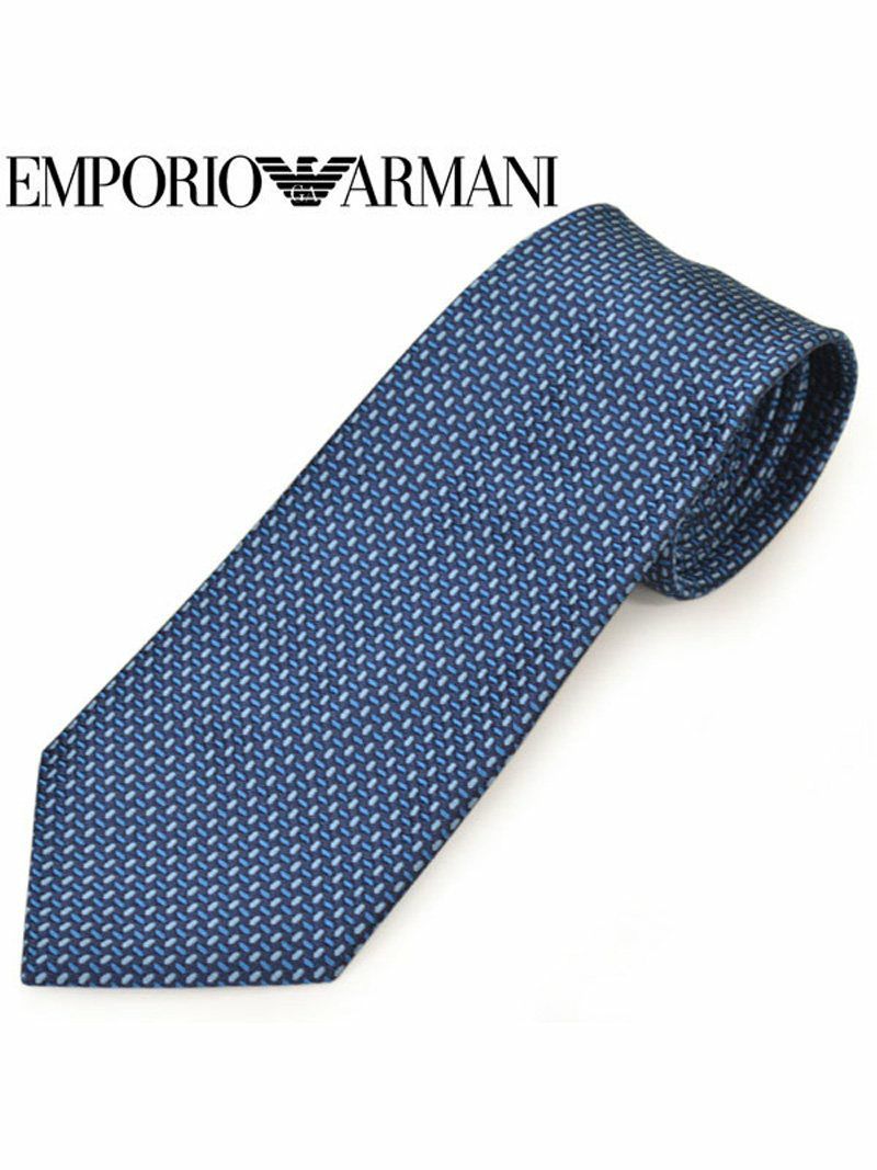 ネクタイ エンポリオアルマーニ メンズ EMPORIO ARMANI 総柄シルクネクタイ(サイズ剣幅8.5cm)eea20s030 0P319-13833 ネイビー OEO