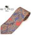 ネクタイ エトロ メンズ ETRO ペイズリー柄シルクネクタイ(サイズ剣幅8cm)eet20s017 5113-600 ローズ OEO