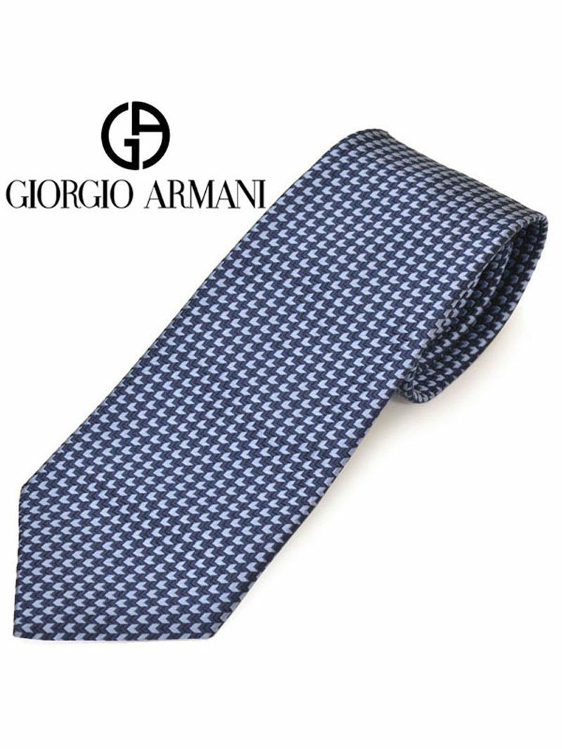 ネクタイ ジョルジオ アルマーニ メンズ GIORGIO ARMANI 総柄シルクネクタイ(サイズ剣幅8cm)ega20s020 0P941-00035 ネイビー OEO