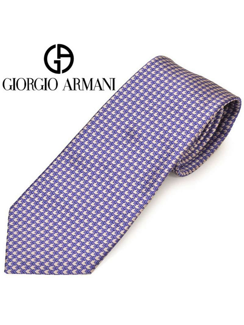 ネクタイ ジョルジオ アルマーニ メンズ GIORGIO ARMANI 総柄シルクネクタイ(サイズ剣幅8cm)ega20s021 0P941-01097 ラベンダー OEO