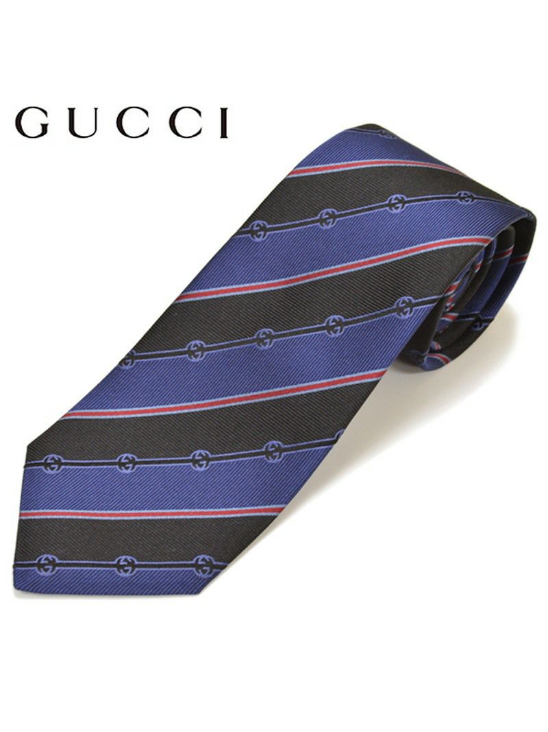 GUCCI グッチ メンズ GGストライプ柄ネクタイ  サイズ剣幅8cm egc17w025 499696 4B002 4074：ネイビー OEO