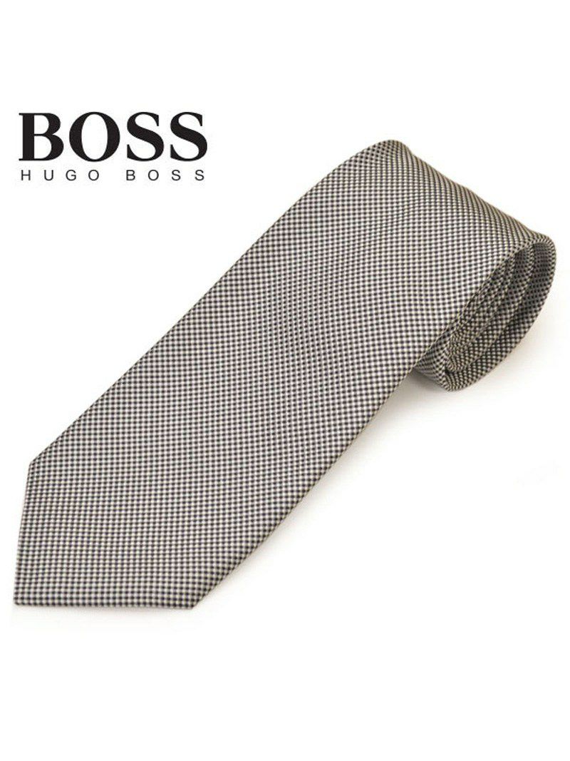 ネクタイ ヒューゴボス メンズ BOSS HUGOBOSS ソリッドシルク (サイズ剣幅7.5cm)ehb20s001 50423179-001 ブラック OEO