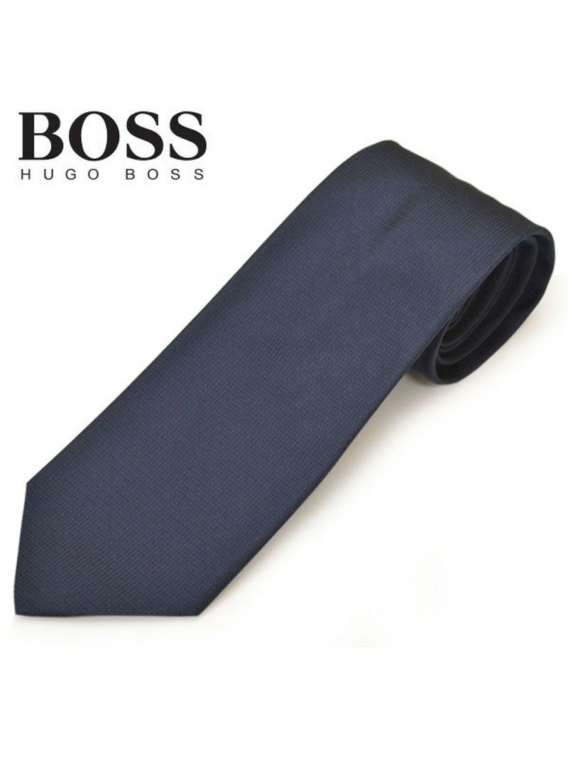 ネクタイ ヒューゴボス メンズ BOSS HUGOBOSS ソリッドシルク (サイズ剣幅7.5cm)ehb20s004 50423188-402 ネイビー OEO