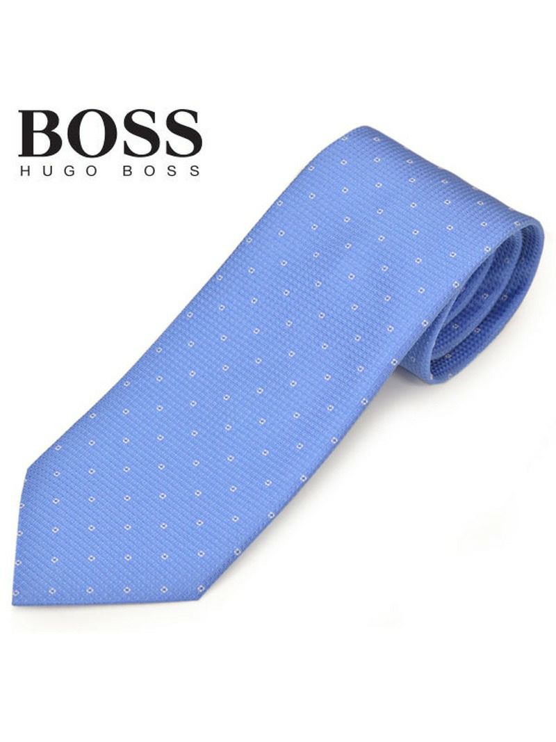 ネクタイ ヒューゴボス メンズ BOSS HUGOBOSS ドット柄シルク (サイズ剣幅7.5cm)ehb20s007 50423232-450 ブルー OEO