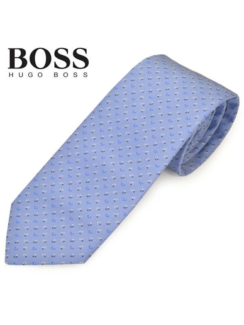 ネクタイ ヒューゴボス メンズ BOSS HUGOBOSS 小柄シルクネクタイ (サイズ剣幅7.5cm)ehb20s029 50429507-450 ライトブルー OEO