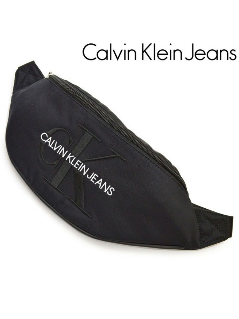 ボディバッグ カルバンクラインジーンズ メンズ Calvin Klein Jeans ロゴ ウエストポーチ eck20s003 40CK/505250 ブラック OEO