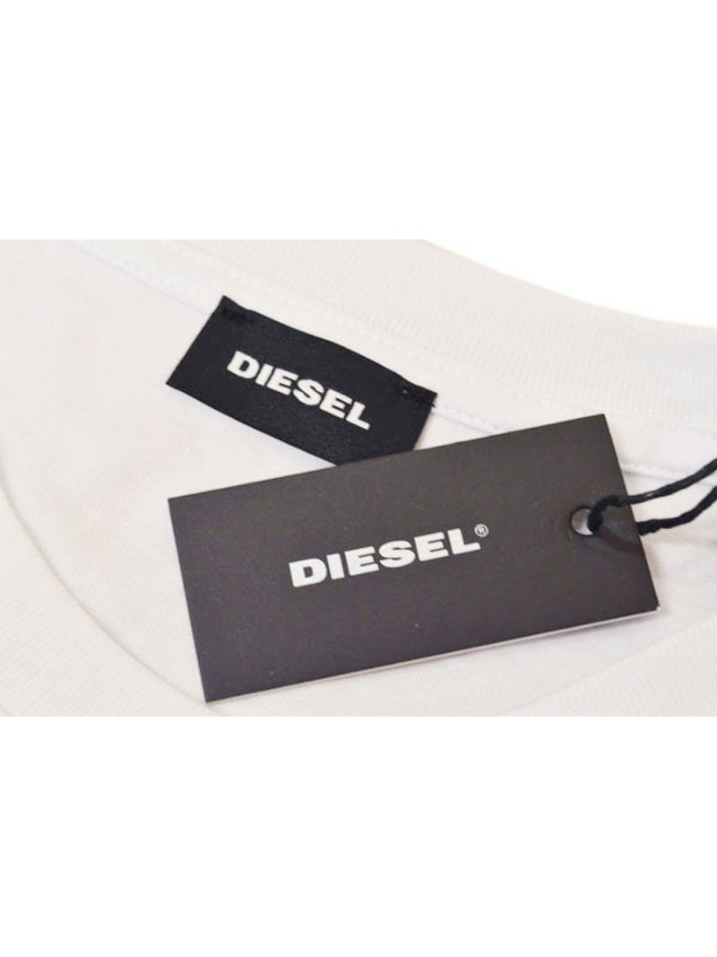 Tシャツ ディーゼル メンズ DIESEL 半袖 ロゴ サイズXS/S/M/L/XL/ edl20s009 00SXED 0AAXJ-100 ホワイト ブラック OEO