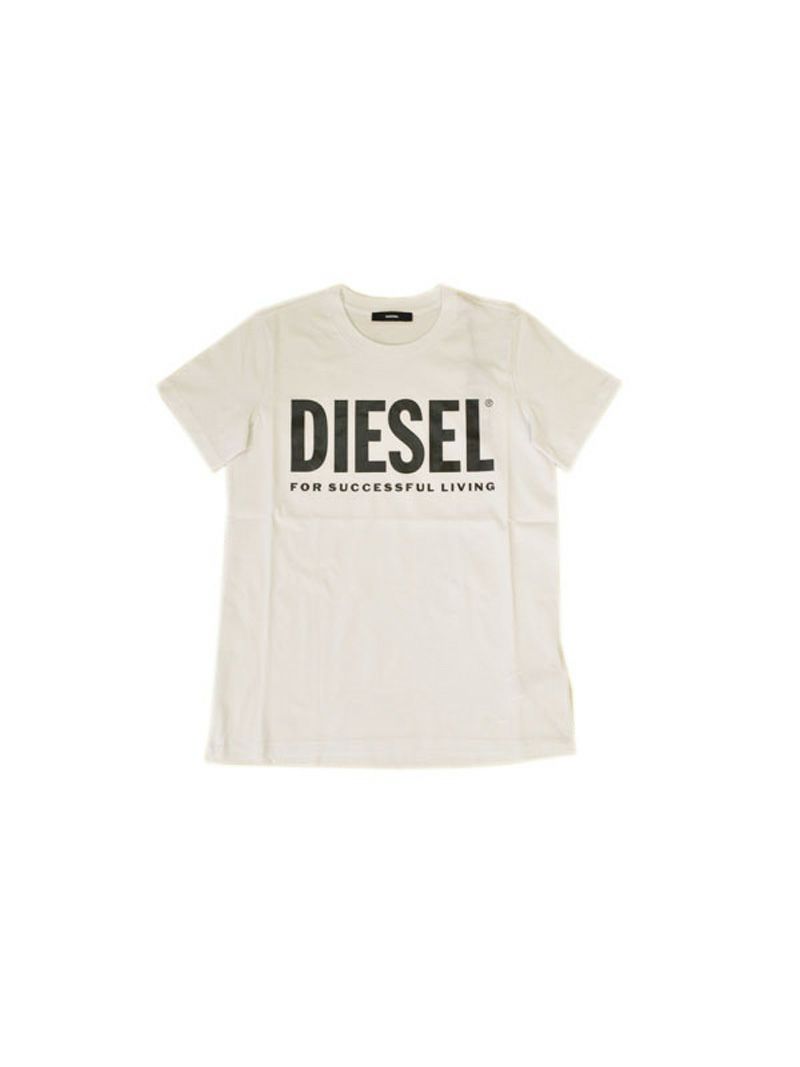 Tシャツ ディーゼル レディース DIESEL 半袖 ロゴ サイズXS/S/M/ edl20s503 00SYW8 0CATJ-100 ホワイト ブラック OEO