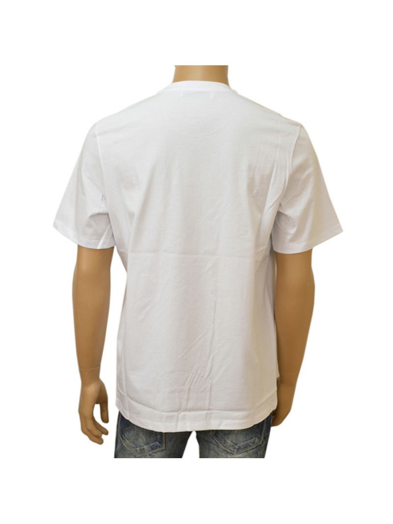 Tシャツ MSGM エムエスジーエム メンズ ロゴ 半袖 emm19s006 20MSGM/MM97 01 WHITE ホワイト OEO