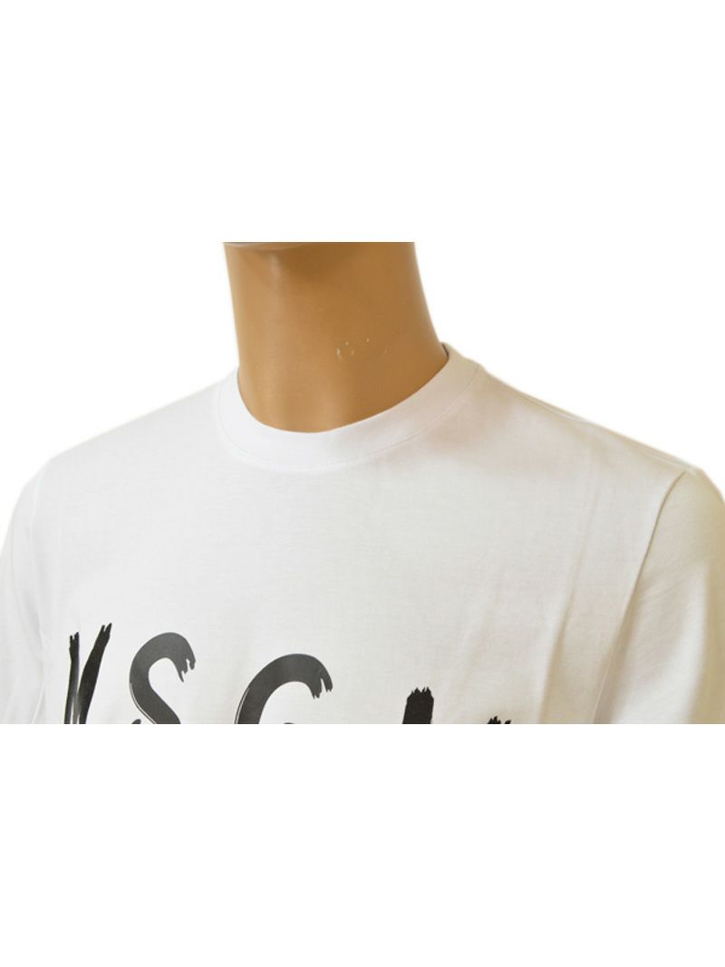 Tシャツ MSGM エムエスジーエム メンズ ロゴ 半袖 emm19s006 20MSGM/MM97 01 WHITE ホワイト OEO