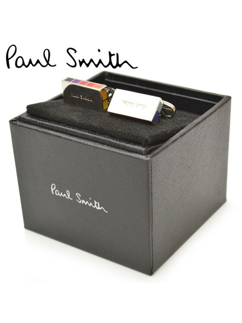 カフス ポールスミス メンズ Paul Smith カフリンクス eps20s210 M1A CUFF ASLOGO シルバーマルチ OEO