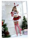※予約販売※バニーアリス風SNS映えちえちサンタコスプレ NATSUNE 着用クリスマスサンタ8点セット 【Ryuyu/リューユ】