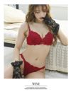 総レースワンカラー OEO ブラ＆ショーツセット【Rwear/アールウェア】(ブラック/ホワイト/ワイン/ネイビー)【2点で3900円対象】