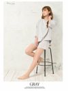 カラバリ豊富 トップス×ショートパンツセットアップルームウェア OEO【Rwear/アールウェア】