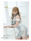 ケミカルレースネックリボンミニドレス ゆずは 着用キャバクラドレス【Ryuyu/リューユ】