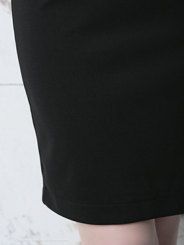 【GLAMOROUS/グラマラス】ノースリーブスピンドルデザイン膝丈ミニドレス ITK