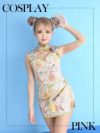 【即納】カラフルミニ丈セクシーチャイナドレス みりちゃむ りあな あいみ 着用レディースコスプレ5点セット