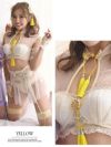 【即納】チャイナ風シアーレースバストカットコスプレランジェリー9点セット【Ryuyu/リューユ】
