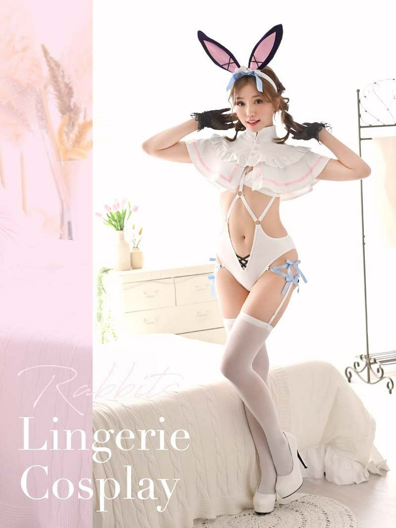 L バニーガール 逆バニー セクシー コスプレ ランジェリー レオタード ④