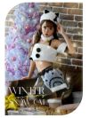 【即納】もこもこスノーキャットセットアップサンタコスプレ7点セット みりちゃむ 着用 キャバサンタ【Ryuyu/リューユ】