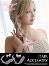 リボン×レースチュールヘアアクセサリー【Ryuyu/リューユ】