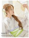 【即納】タッセル総レース花柄扇子 浴衣小物【Ryuyu/リューユ】