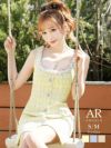 【Angel R/エンジェルアール】カラーツイードフレアデザインチェック柄キャバクラドレス