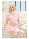 【即納】ドーリーバニーランジェリー風ギャルコスプレ11点セット ゆずは みりちゃむ 着用 メイド風レディースコスプレ【Ryuyu/リューユ】