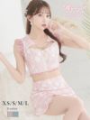 美レースセットアップドレス 加賀美早紀 着用　キャバクラドレス【Belsia/ベルシア】