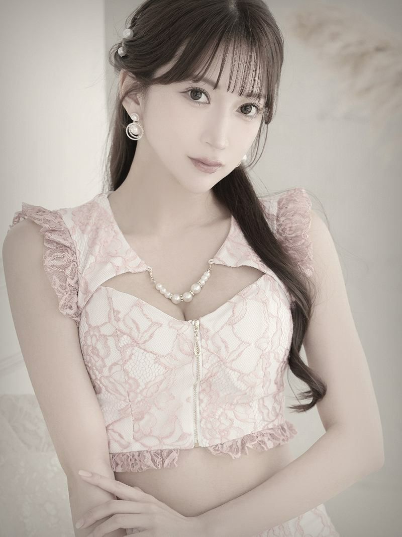 夏SALE￥9790→￥4895！ 美レースセットアップドレス 加賀美早紀