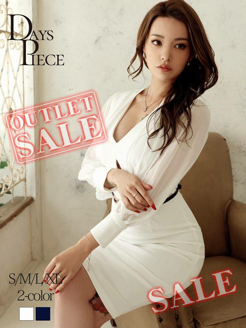 【訳ありアウトレット】ビスチェ風セクシーミニ韓国キャバワンピース【DAYS PIECE】