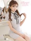 上品ボータイリボン付きツイードセットアップドレス【Ryuyu】